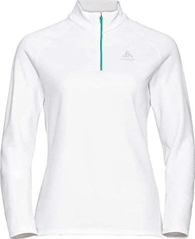 Odlo Besso Midlayer Half Zip Funktionsshirt langarm weiß (Damen)