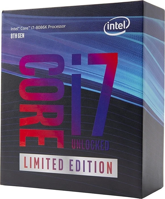 Intel Core i7-8086K Limited Edition, 6C/12T, 4.00-5.00GHz, boxed ohne Kühler
