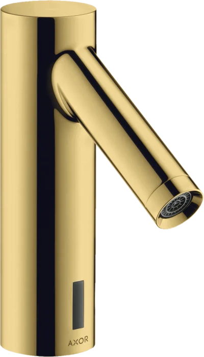Hansgrohe AXOR Starck Elektronik-Waschtischmischer mit Temperaturvoreinstellung Batteriebetrieb polished goldoptik