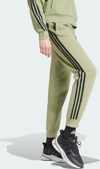adidas Future Icons 3-Streifen Regular Trainingshose lang tent green (Damen)