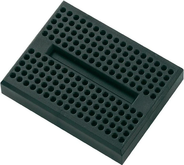 Breadboard, Polzahl 170, 46x36mm, schwarz, 1er-Pack