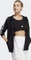 adidas Essentials 3-Streifen French Terry Regular Hoodie schwarz/weiß (Damen) Vorschaubild