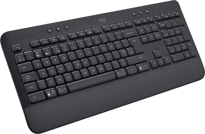 Logitech Signature K650 Comfort, Graphite, Logi Bolt, USB/Bluetooth, UK