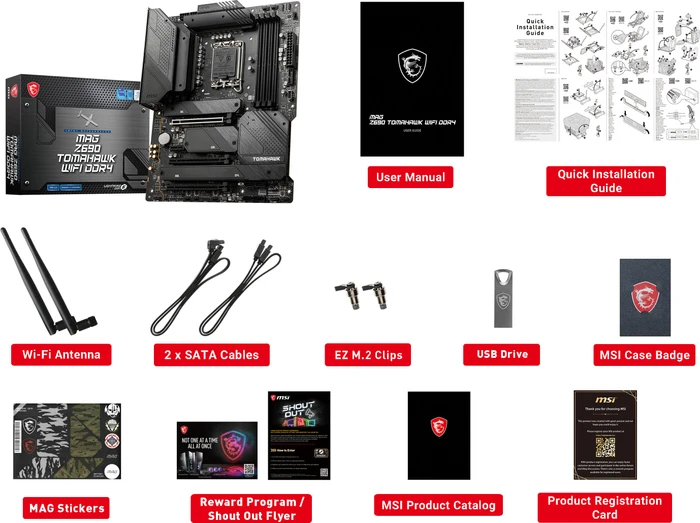 MSI MAG Z690 Tomahawk WIFI DDR4 (Intel 1700)