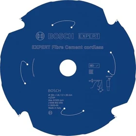 Bosch Professional Expert Fibre Cement Cordless Kreissägeblatt 4Z, 165x1.8x20mm, 1 Stück