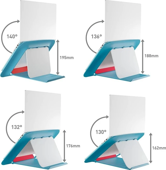 Leitz Ergo Cosy, Notebook-Stand bis 17", blau