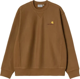 Carhartt American Script Sweat Sweatshirt hamilton brown (Herren)