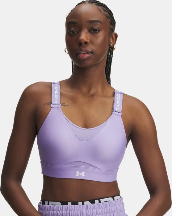 Under Armour Infinity 2.0 High Sport-BH transparent/weiß (Damen)
