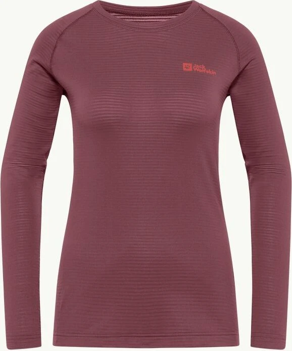 Jack Wolfskin Infinite Warm Funktionsshirt langarm red ochre (Damen)