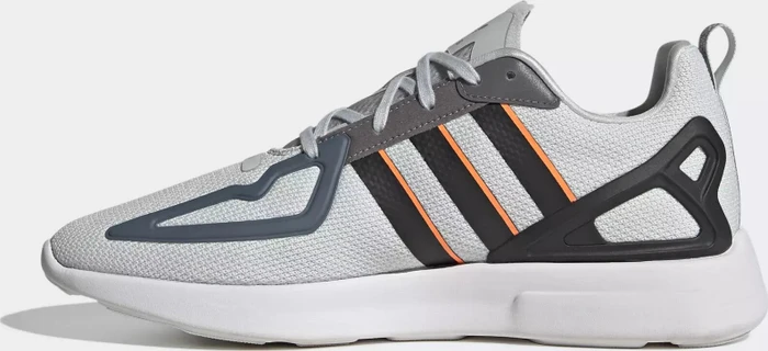 adidas ZX 2K Flux clear grey/core black/signal orange (Herren)