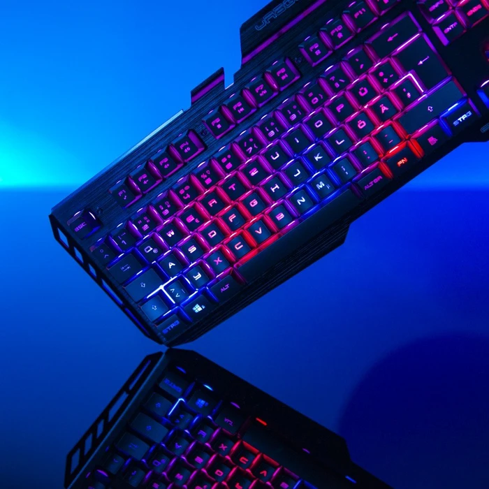 Hama uRage Exodus 420 Metal Gaming Tastatur, USB, DE