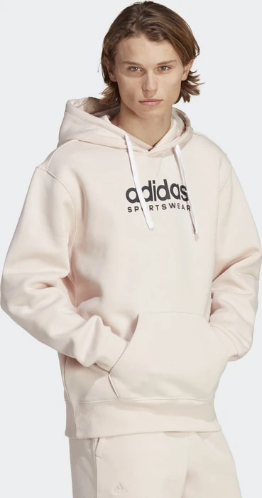 adidas ALL SZN Fleece Graphic Hoodie wonder quartz (Herren)