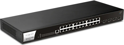 DrayTek VigorSwitch 2280x Rackmount Gigabit Managed Switch, 24x RJ-45, 4x SFP+