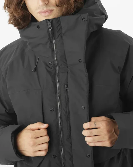 Salomon Outlife Waterproof Down Funktionsjacke deep black (Damen)