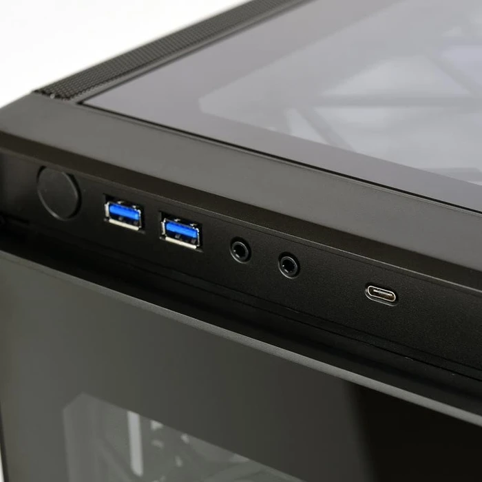 Lian Li Alpha 550X schwarz, Glasfenster