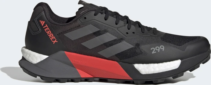 adidas Terrex Agravic Ultra core black/grey five/solar red (Herren)