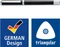 Staedtler triplus 474 antique anthracite/silber, rechte Hand, mittel, Faltschachtel Vorschaubild