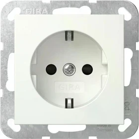 Gira SCHUKO-Steckdose 16A 250V, reinweiß