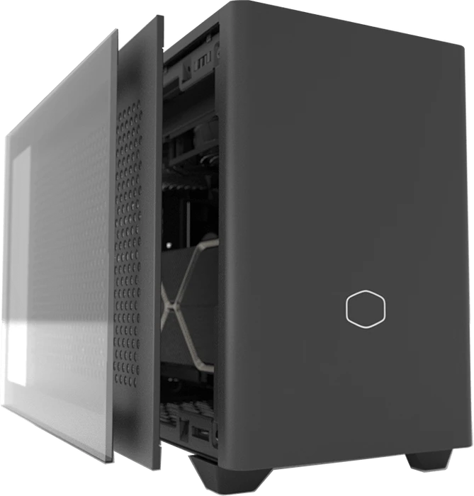 Cooler Master MasterBox NR200P Max, schwarz, Glasfenster, Mini-ITX, 850W, UK-Version