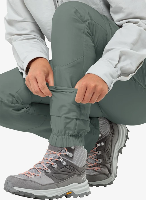 Jack Wolfskin Barrier Hose lang hedge green (Damen)
