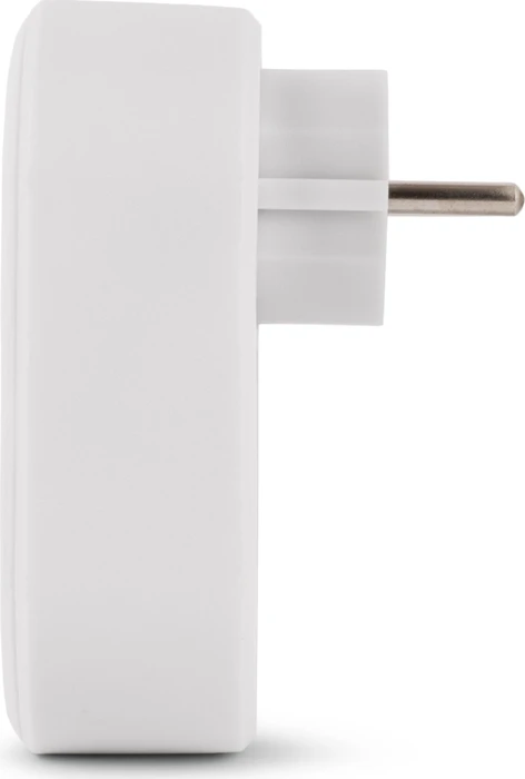 Entac Steckdosenadapter mit 2x USB-A, 1-fach, White