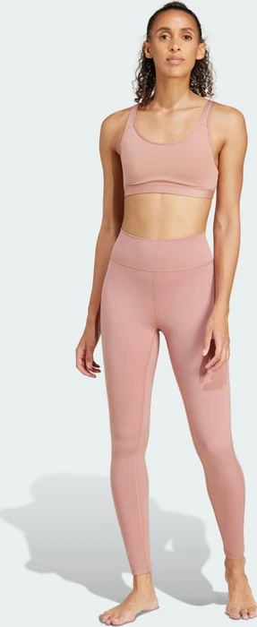 adidas All Me Essentials Full-Length Hose lang warm clay (Damen)
