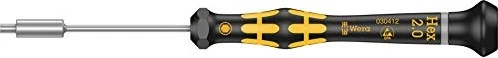 Wera Kraftform Micro ESD 1569 Elektroniker Außensechskant Schraubendreher, 2x60mm