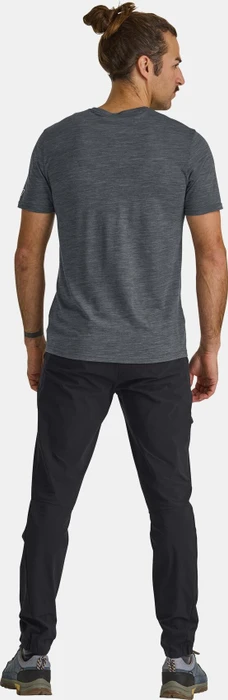 Ortovox 150 Cool Brand Funktionsshirt kurzarm black steel blend (Herren)