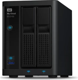 Western Digital My Cloud EX2100 4TB, 1GB RAM, 2x RJ-45 1000Base-T, 2x USB-A 3.0