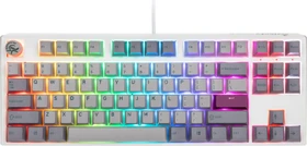 Ducky One 3, Mist Grey, TKL, PBT, LEDs RGB, MX RGB ERGO CLEAR, USB, US