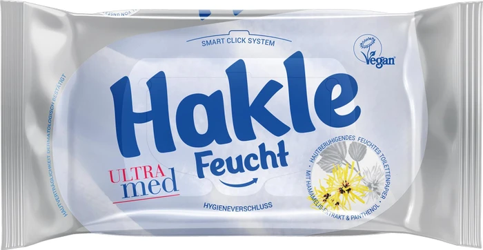 Hakle ULTRA med feuchte Toilettentücher, 42 Stück