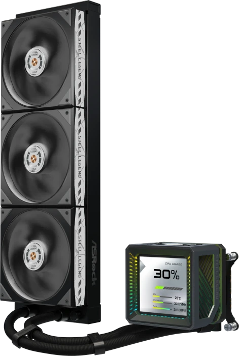 ASRock Steel Legend Dark 360 LCD