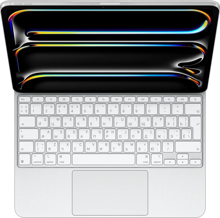 Apple Magic Keyboard für iPad Pro 13" (M4), weiß, RU (MWR43RS/A)