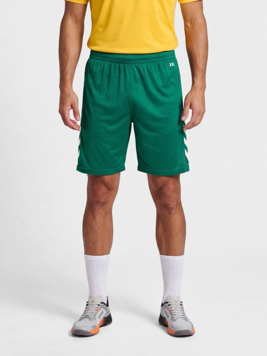 hummel Core XK Poly Trainingshose kurz grün