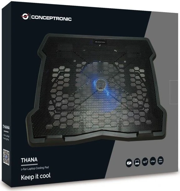 Conceptronic Thana 05B, Notebook-Stand/Notebook-Kühler bis 15.6"