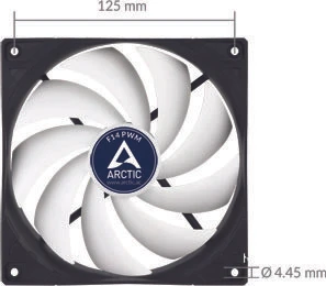 ARCTIC F14 PWM schwarz/weiß, 140mm