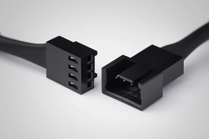 Noctua NA-SEC3, 4-Pin Verlängerung, sleeved, 60cm, schwarz, 3er-Pack