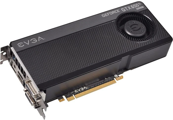 EVGA GeForce GTX 650 Ti Boost Superclocked, 2GB GDDR5, 2x DVI, HDMI, DP