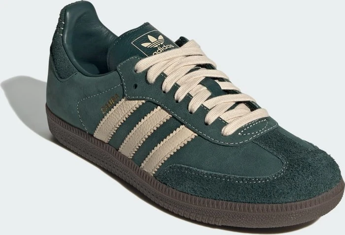 adidas Samba OG mineral green/crystal sand/shadow green (Damen)