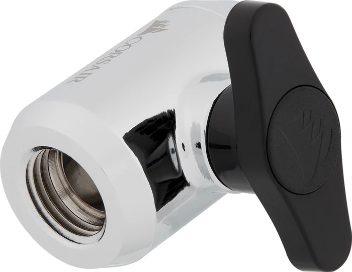 Corsair Hydro X Series XF, Ball Valve Absperrhahn G1/4", chrome