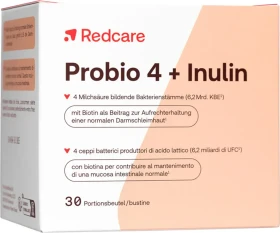 Redcare Probio 4 + Inulin Pulver Portionsbeutel, 30 Stück