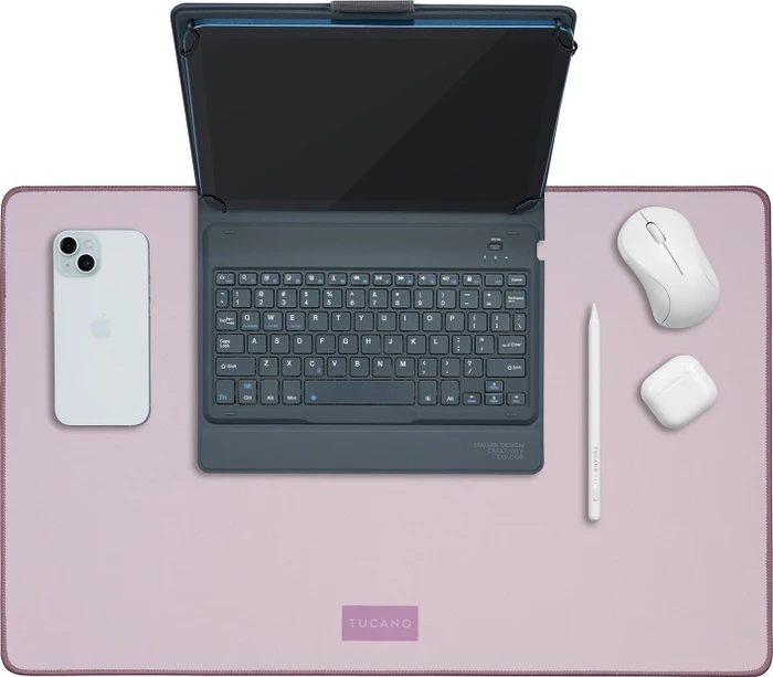 Tucano One Desk Pad für MacBook Neo, 550x350mm, Blush rosa