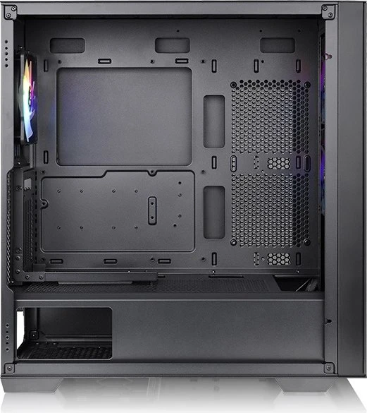 Thermaltake Divider 370 TG ARGB, schwarz, Glasfenster