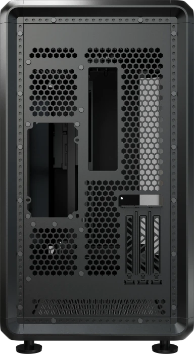 Cooler Master MasterFrame 360 Panorama, schwarz, Glasfenster