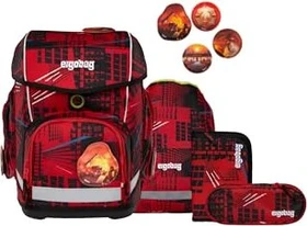 Ergobag Cubo AlarmBärreitschaft 2025 Schulrucksack-Set, 5-tlg.