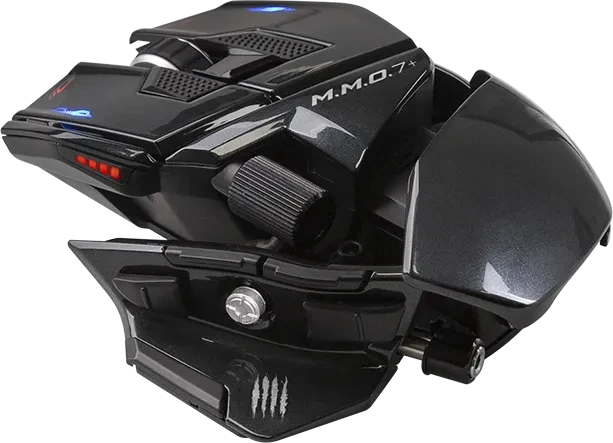 MadCatz M.M.O 7+ Wireless Gaming Mouse schwarz, USB
