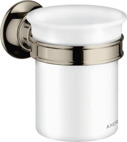 Hansgrohe Axor Montreux Zahnputzbecher mit Halter polished nickel