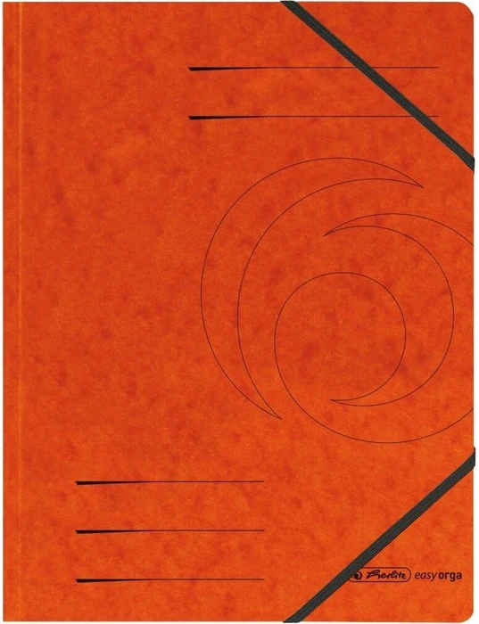 Herlitz Sammelmappe Colorspan mit Eckspanner, A4, orange