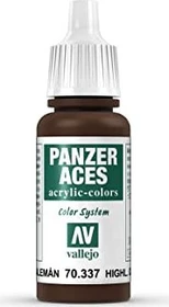 Vallejo Panzer Aces 037 highlight german black, 17ml