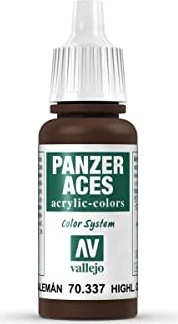 Vallejo Panzer Aces 037 highlight german black, 17ml